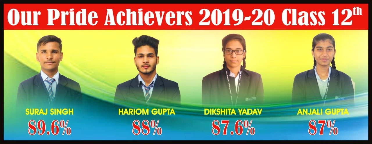 our pride achievers 2019-20 class 12th