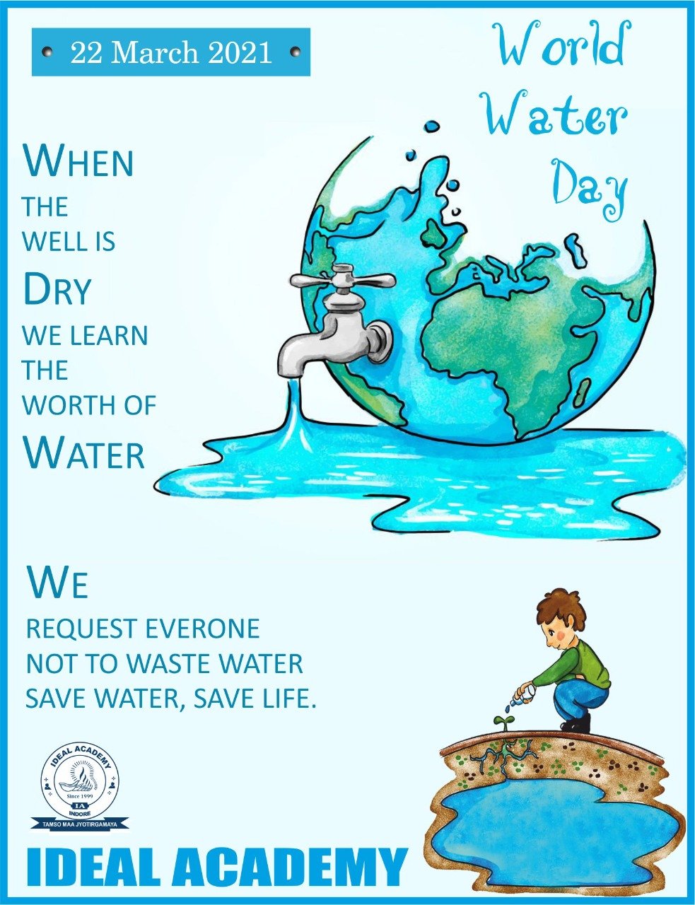World Water Day - Ideal Academy