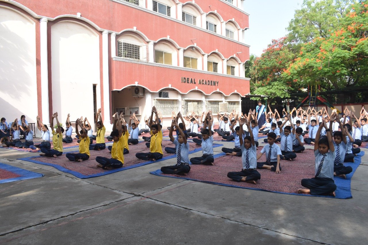 International Yoga Day & World Music day - Ideal International Indore