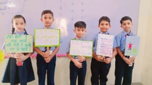 Students Lead the Way Posters, Slogans, and Action for Swachh Bharat (2)