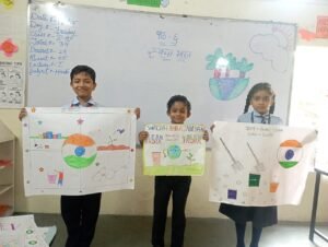 Students Lead the Way Posters, Slogans, and Action for Swachh Bharat (3)