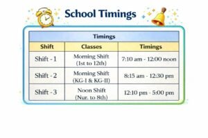 school timing