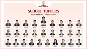 ideal academy school topper 12th 2025