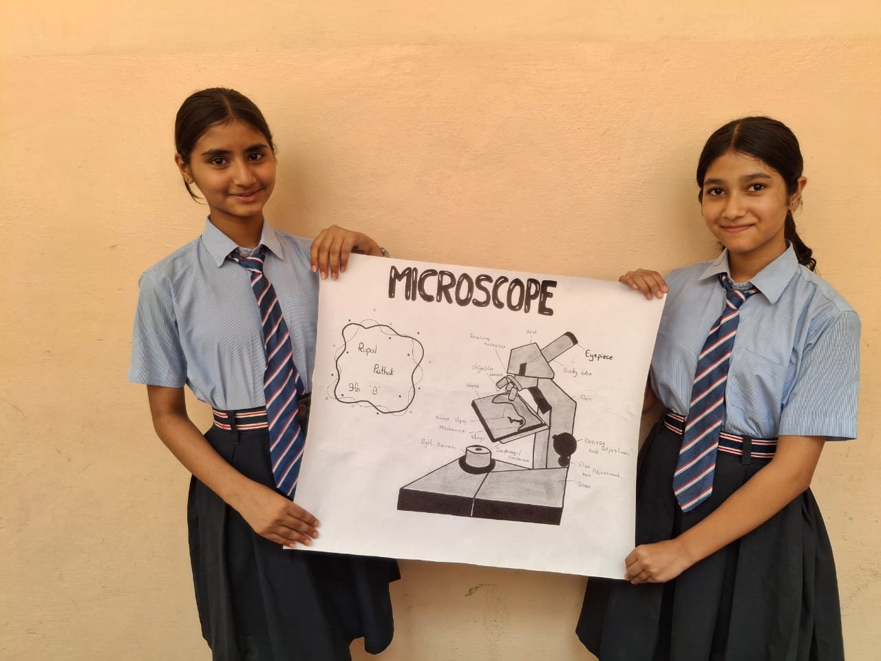 Exploring the Microscope Class 9 Students Learn Through Creative Charts