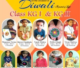 Creative Diya Decor Competition KG I and KG II Creative Diya Decor Competition KG I and KG II