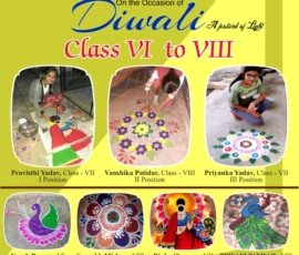 Creative Rangoli Making Competition Class 6th to 8th Creative Rangoli Making Competition Class 6th to 8th